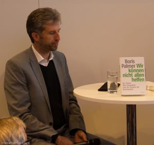 Boris Palmer auf der Frankfurter Buchmesse 2017_Buchbesprechung_Wir können nicht allen helfen